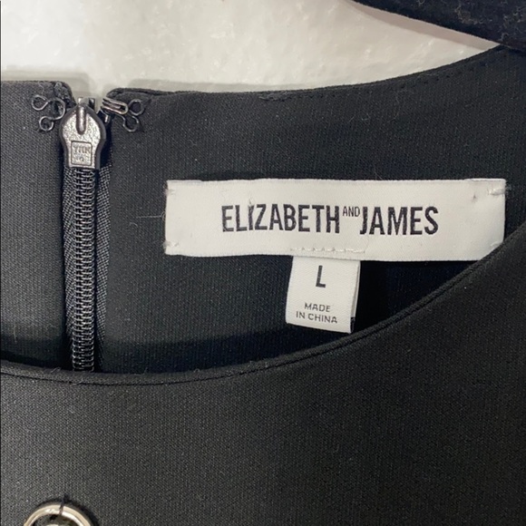 ELIZABETH AND JAMES Colton Embellished Crop Top, L - Picture 7 of 12